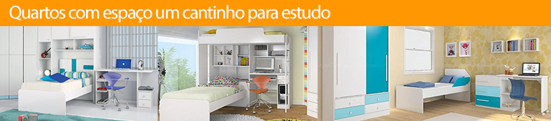 Quartos com cantinho de estudo