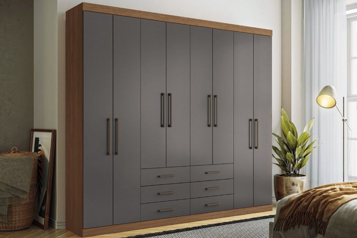 Guarda Roupa Casal 8 Portas Master S. Andirá Guarda Roupa Casal 8 Portas Master S. Andirá