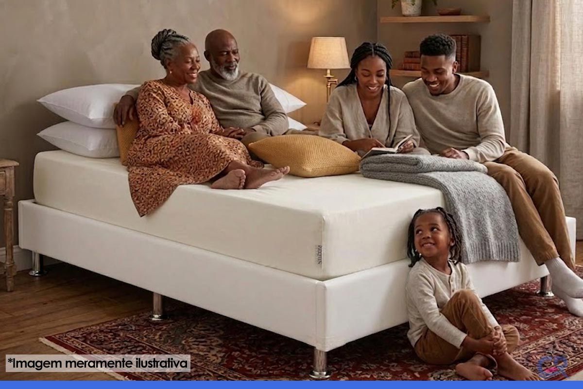 Cama Box Ortobom Physical Corano White Cama Box Ortobom Physical Corano White