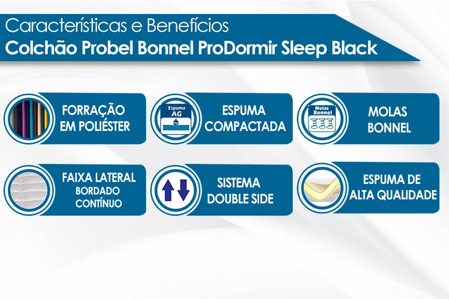 Colchão Molas Prolastic Probel Sleep Colchão Molas Prolastic Probel Sleep