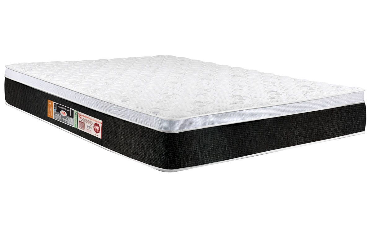 Colchão D45 Castor Black White One FaceViúva - 128x188x23 Colchão D45 Castor Black White One FaceViúva - 128x188x23