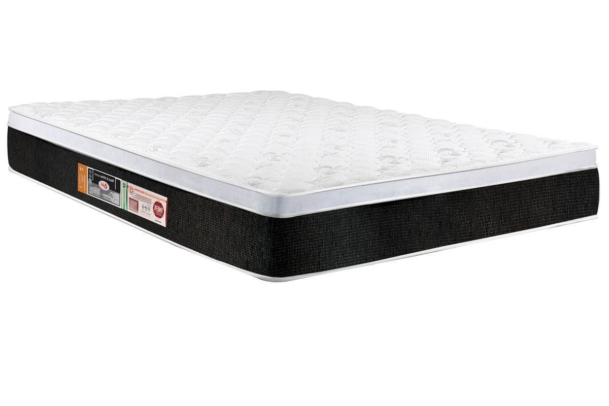 Colchão D45 Castor Black White One FaceSolteirão - 96x203x23 Colchão D45 Castor Black White One FaceSolteirão - 96x203x23