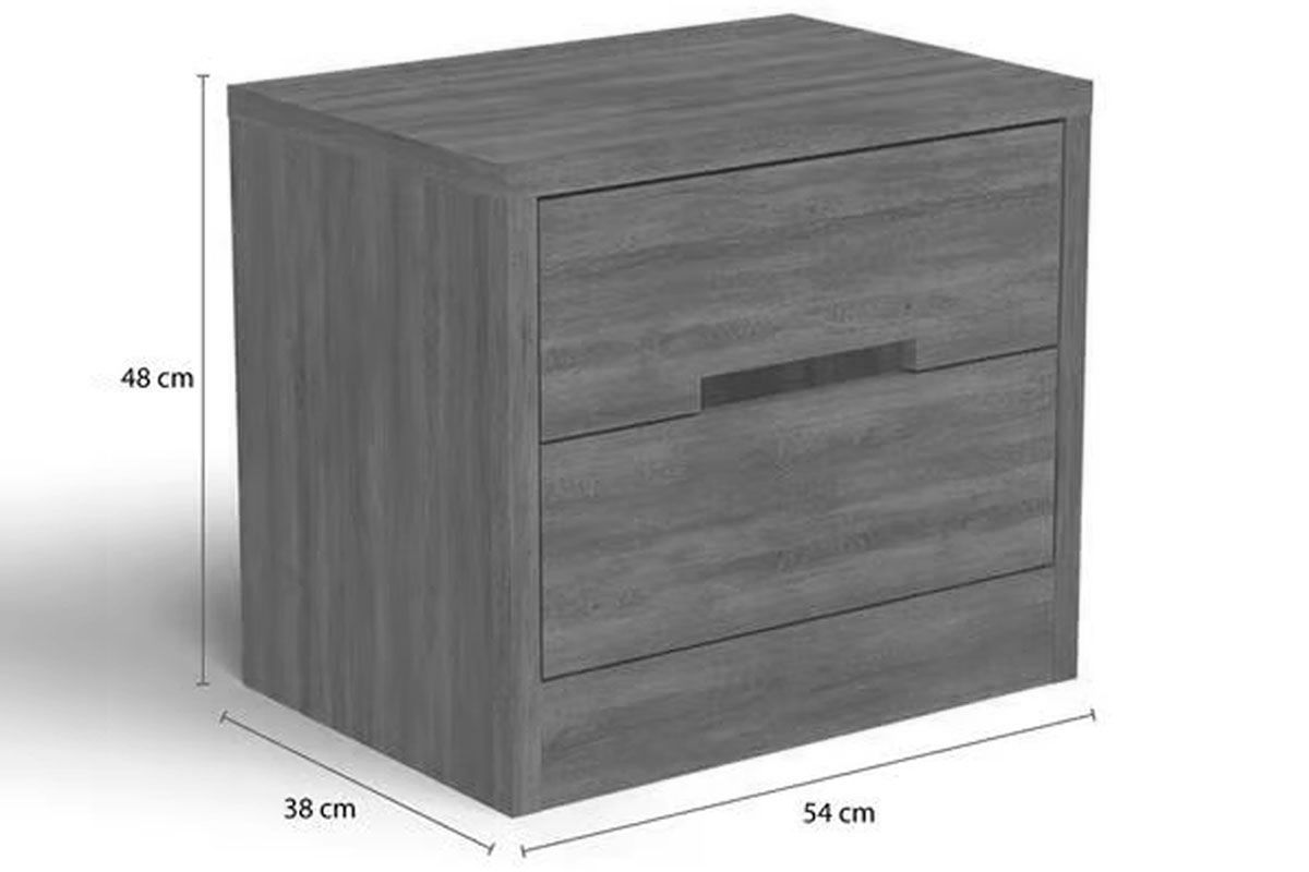 Mesa Cabeceira S822 c/2Gavetas Kappesberg
