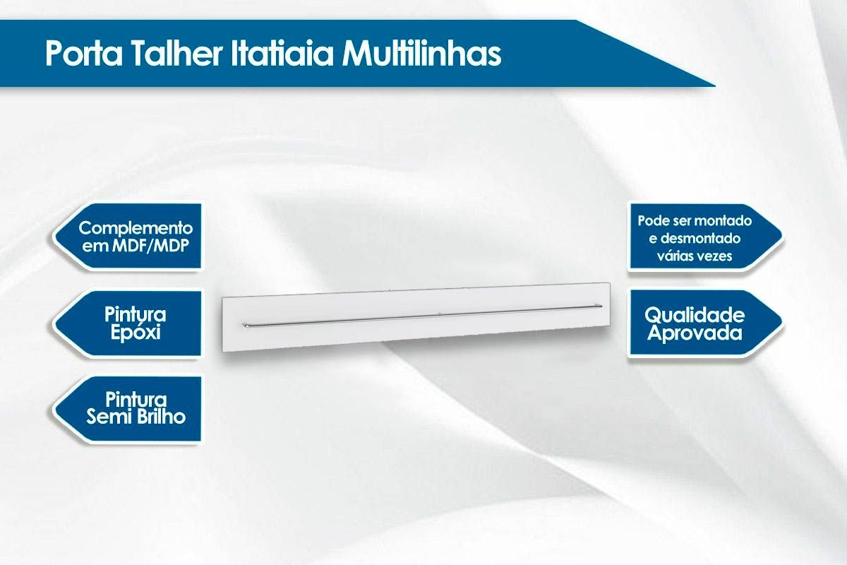 Multiuso Cozinha Itatiaia Suporte Talheres Multilinha 105cm Multiuso Cozinha Itatiaia Suporte Talheres Multilinha 105cm