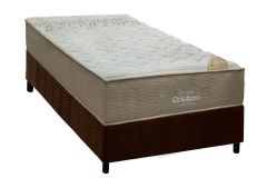 Cama Box Filhão +Colchão Espuma D33 Viscomemory Ortobom