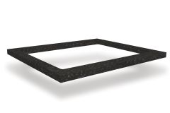 Tampo p/ Balcão Cozinha Kappesberg p/ Cooktop S416 60cm - Preto