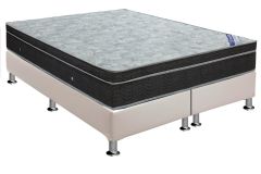 Cama Box Filhão +Colchão Molas Light Ortobom