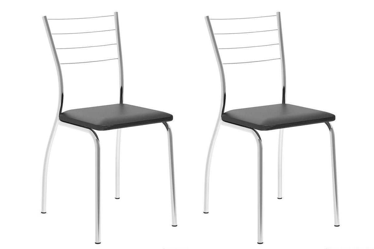 Cadeira Jantar 1700 Kit Aço 2Un Carraro