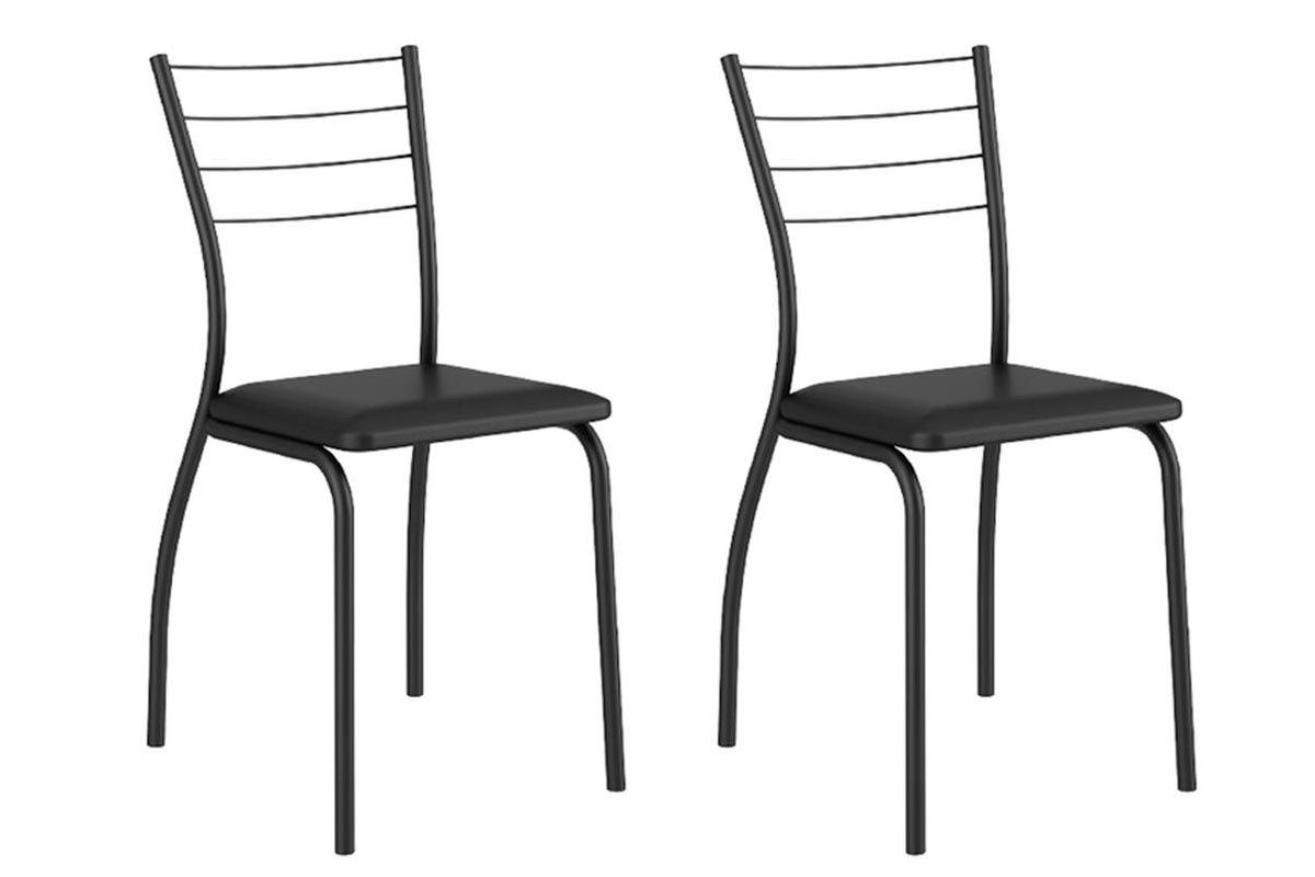 Cadeira Jantar 1700 Kit Aço 2Un Carraro