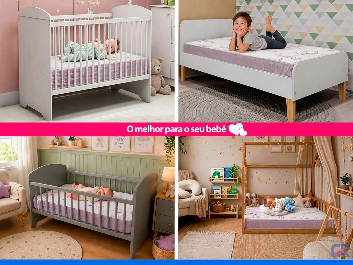 Colchão D20 Ortobom Physical Resistente LisoInfantil - 70x150x12