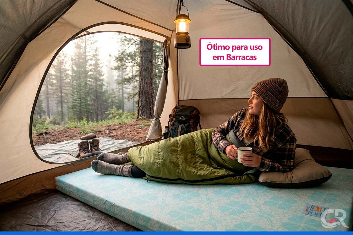 Colchonete D20 Multiuso Camping Visita Ortobom