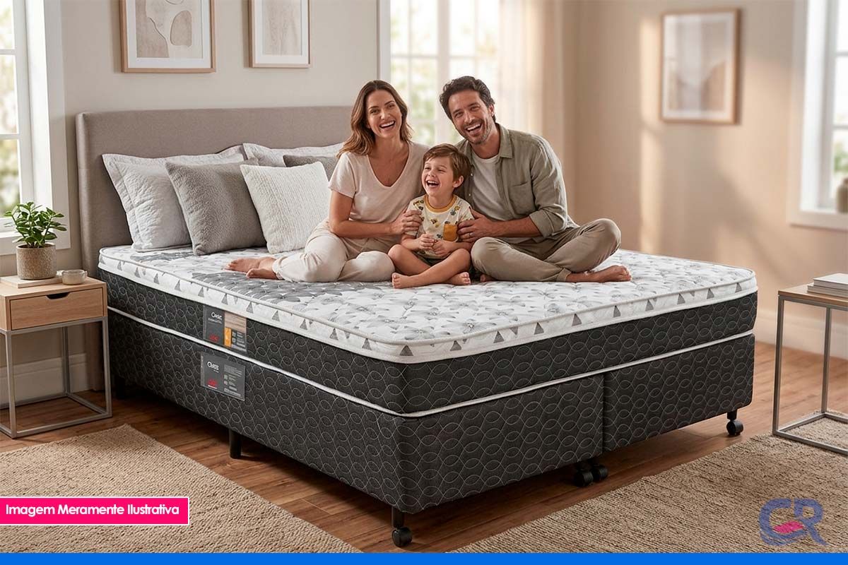 Colchão Molas Tecnopedic Castor System Class Colchão Molas Tecnopedic Castor System Class