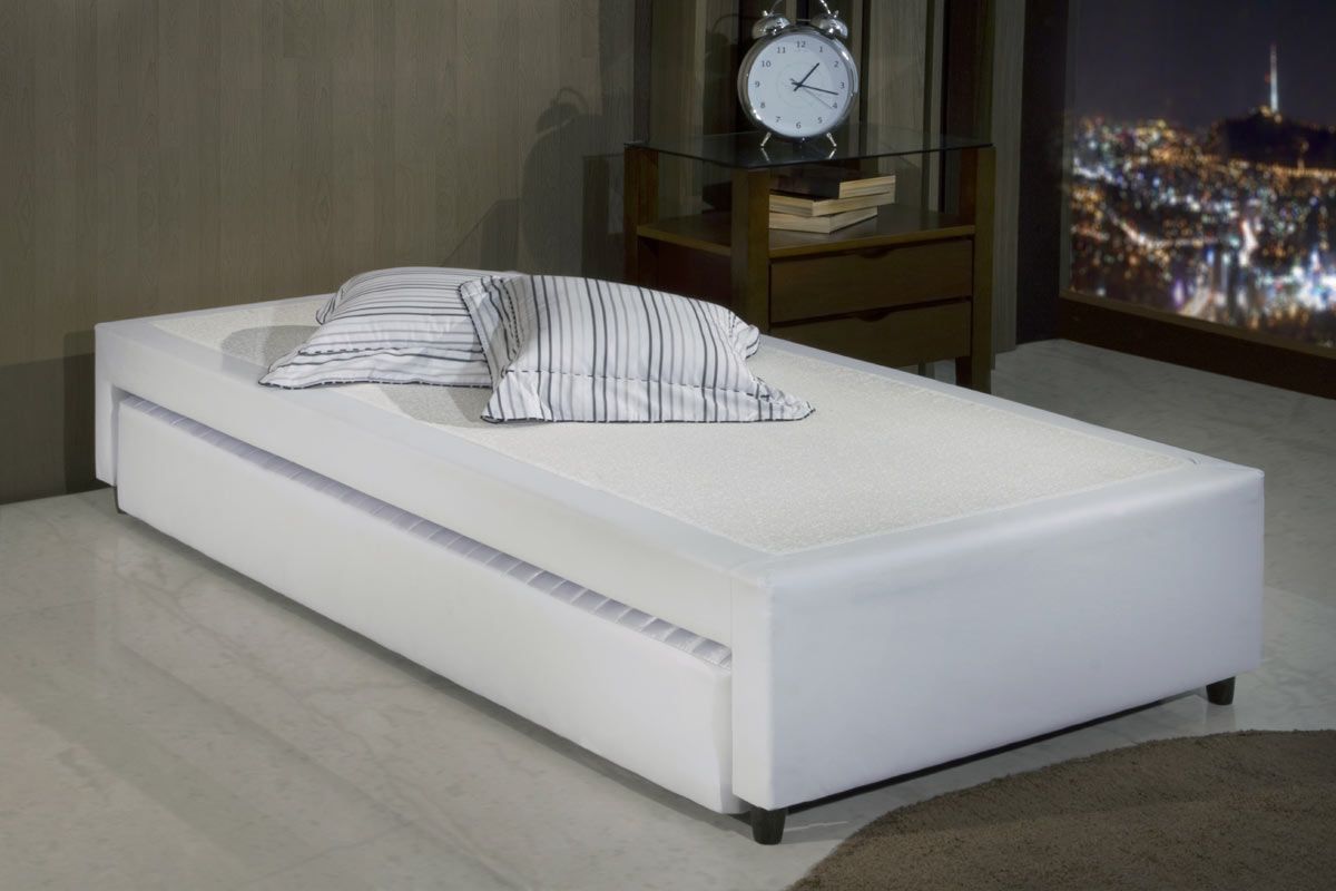 Cama Box c/Auxiliar Herval MH1453 White