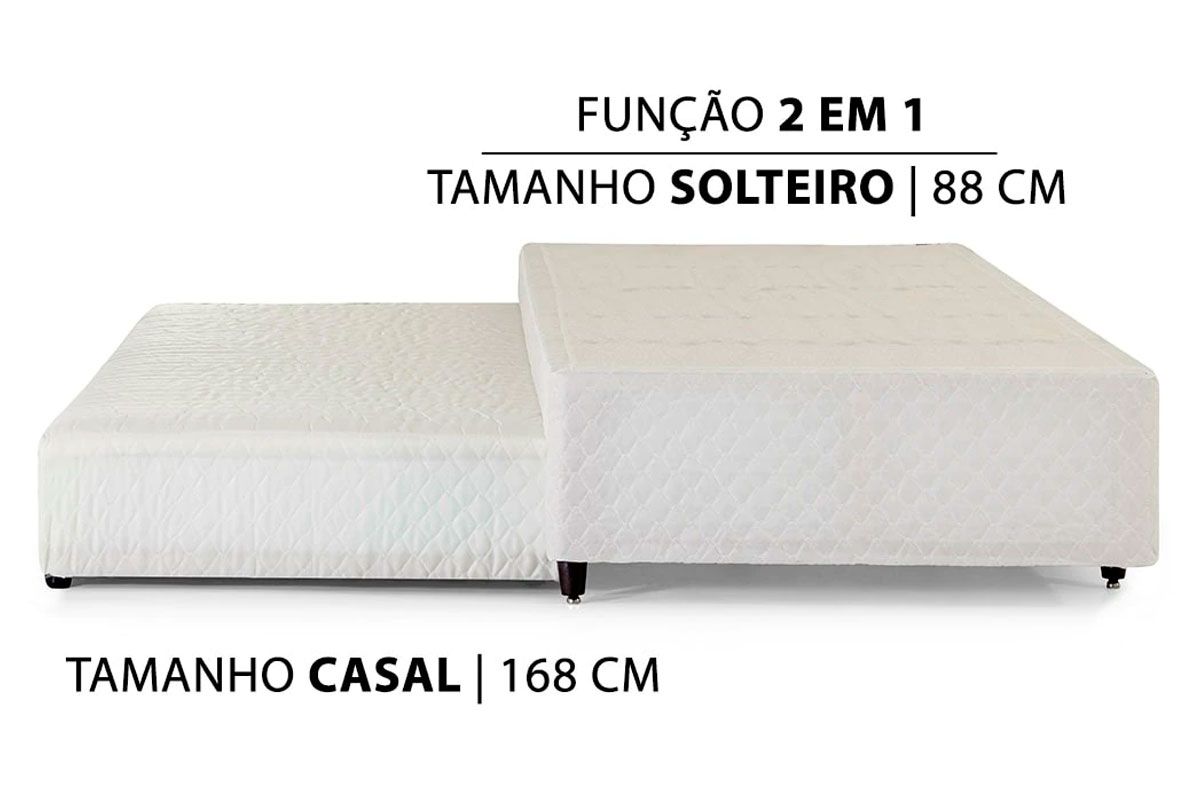 Cama Box c/Auxiliar Herval MH1453 White