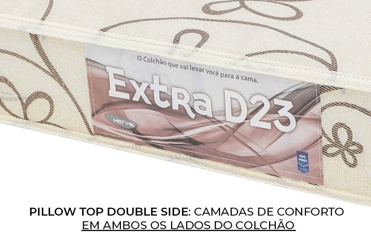 Colchão D23 Herval Extra Liso Colchão D23 Herval Extra Liso