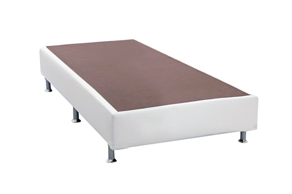 Cama Box Base Americana Courano White - Ortobom