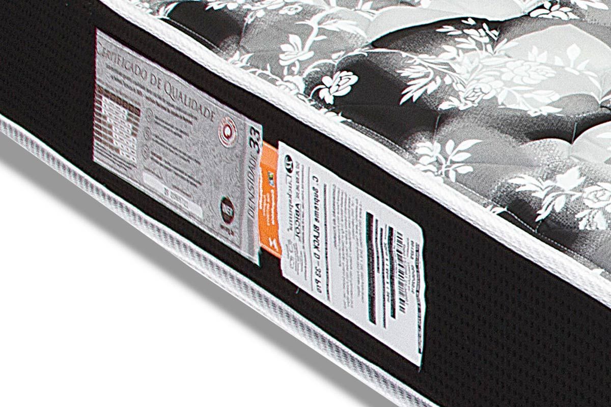 Cama Box CRC +Colchão Espuma D33 Supreme Luckspuma