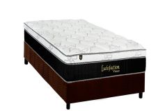 Cama Box Filhão +Colchão Molas Faction Luckspuma