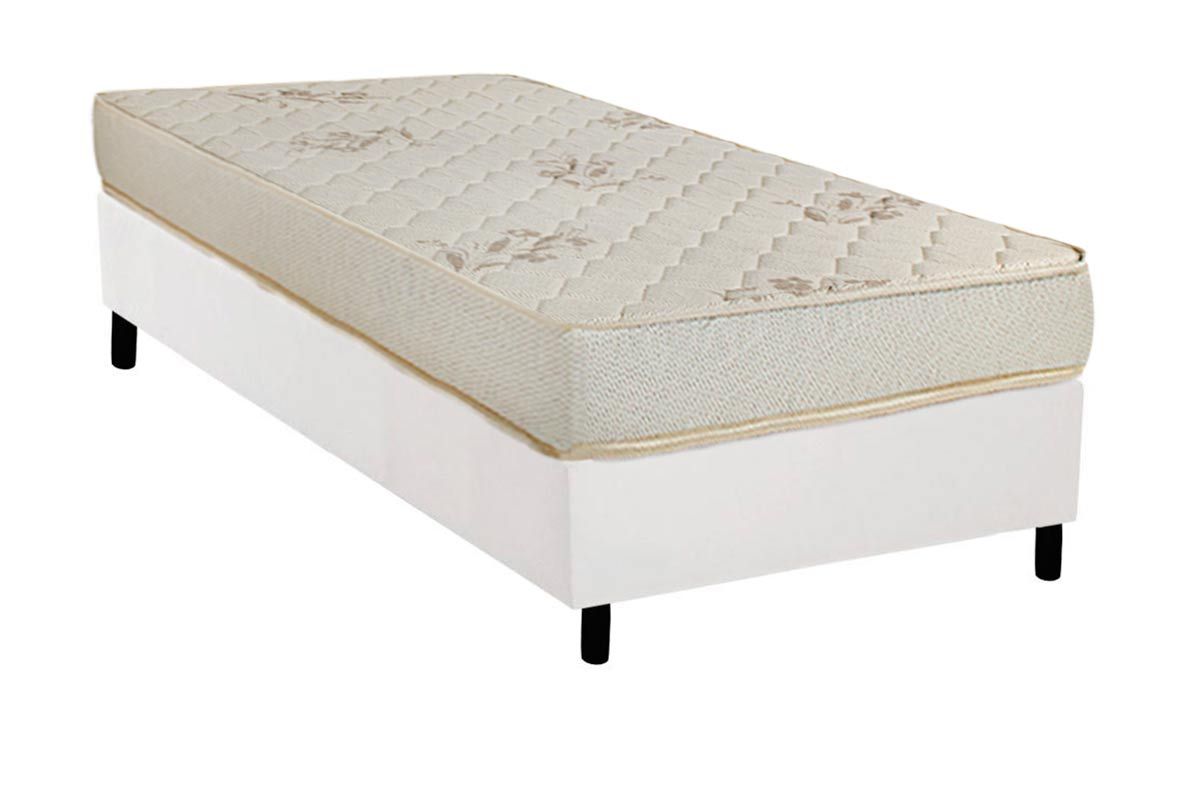 Cama Box CRC +Colchão Espuma D33 Supreme Luckspuma