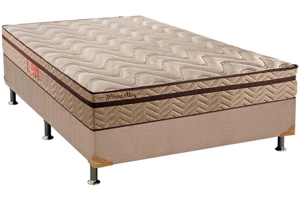 Cama Box CRC +Colchão Molas Marcelly Paropas