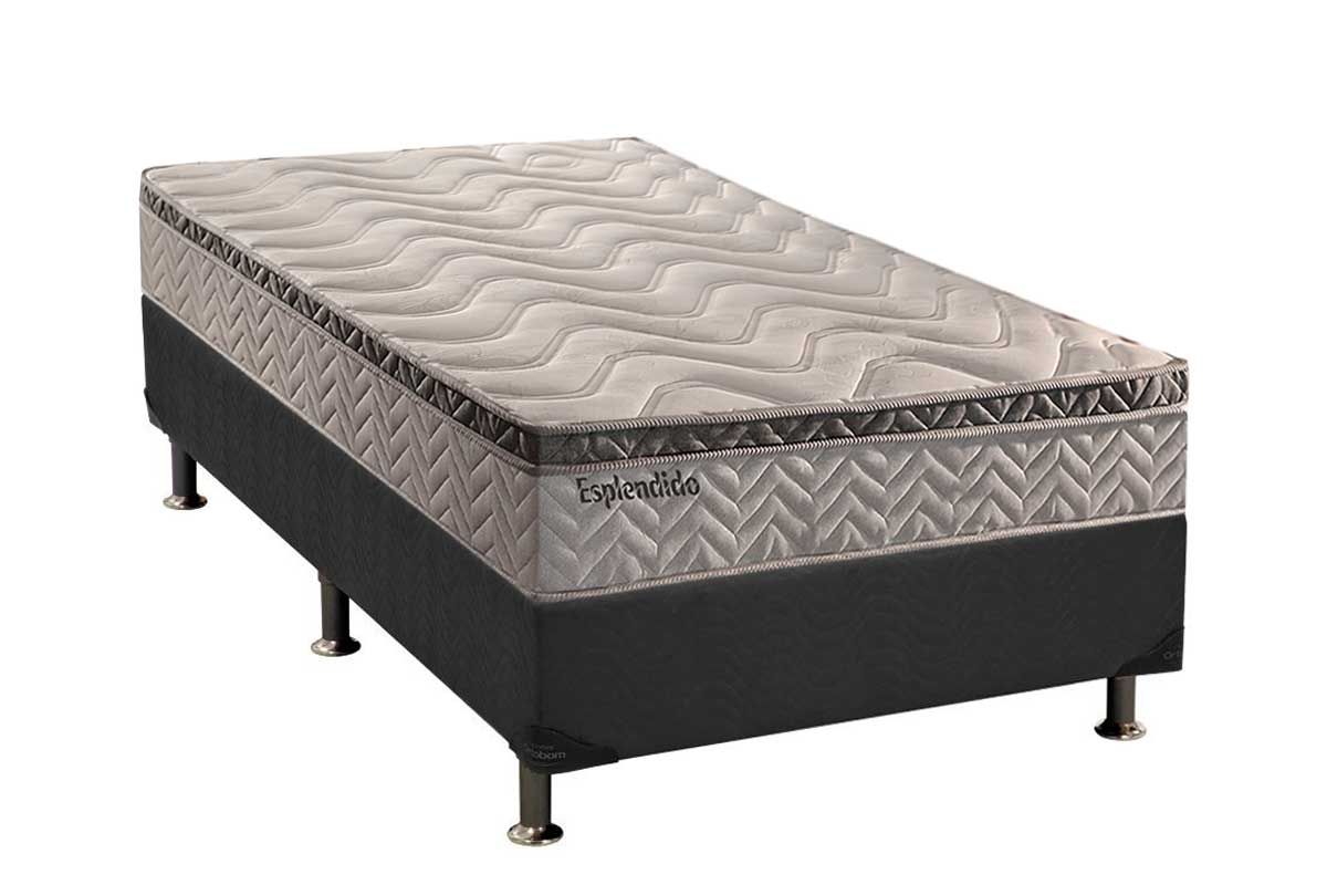 Cama Box CRC +Colchão Molas Esplêndido Paropas