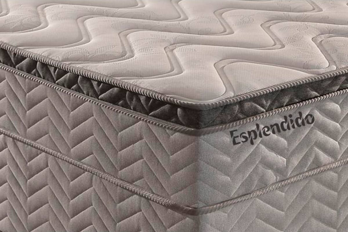 Cama Box CRC +Colchão Molas Esplêndido Paropas