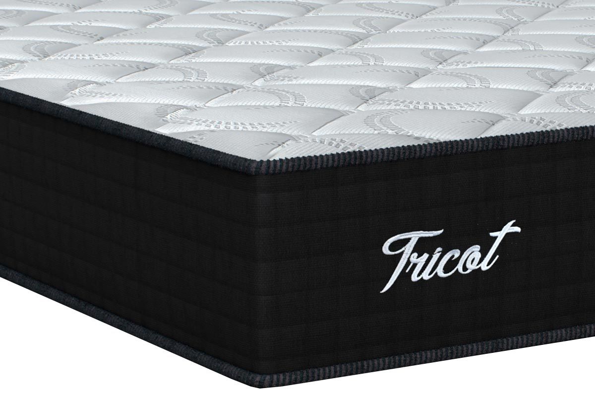 Cama Box CRC +Colchão Molas Tricot Orthoflex