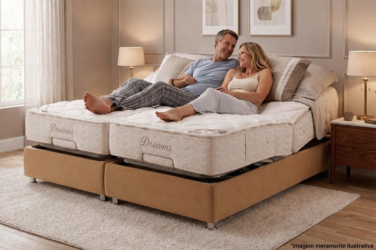 Cama Motorizada Articulada +Colchão MH1430 Herval