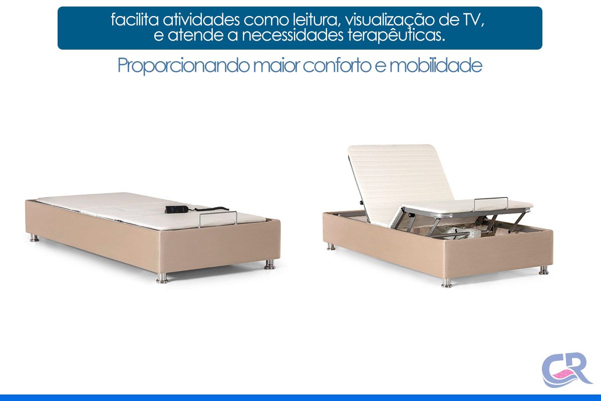 Cama Motorizada Articulada +Colchão MH1430 Herval