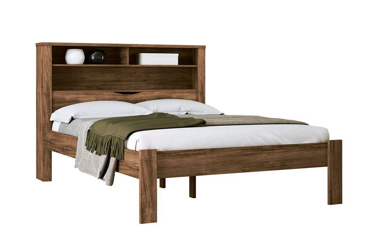 Cama de Casal Invicta c/Baú e Nichos S. Andirá Cama de Casal Invicta c/Baú e Nichos S. Andirá