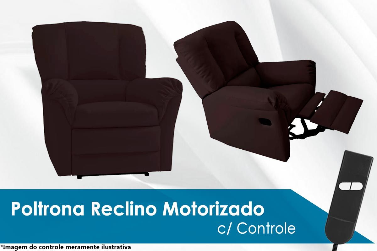 Poltrona Reclinável p/ Sala Motorizada Da Vinci Malbec Zero Wall Giro e Balanço Probel Poltrona Reclinável p/ Sala Motorizada Da Vinci Malbec Zero Wall Giro e Balanço Probel