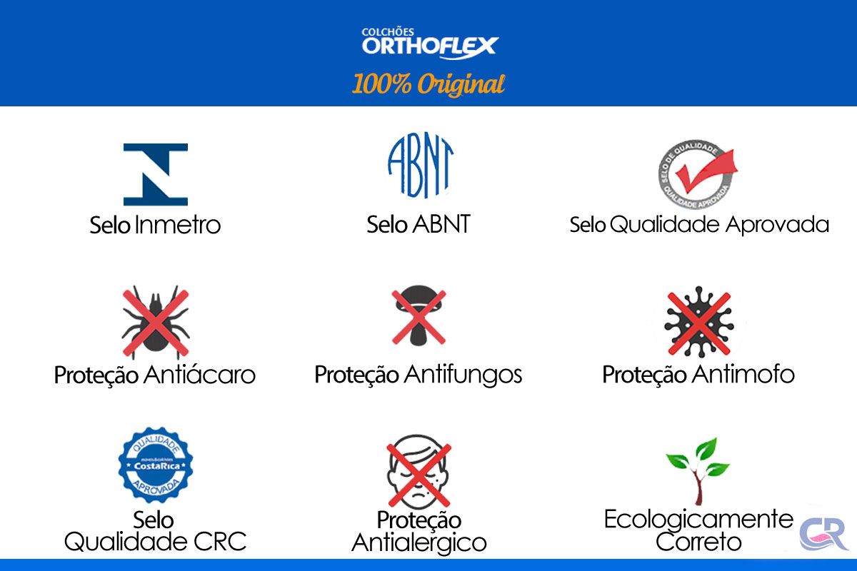 Colchão Ortopédico Orthoflex Foggia Sogni