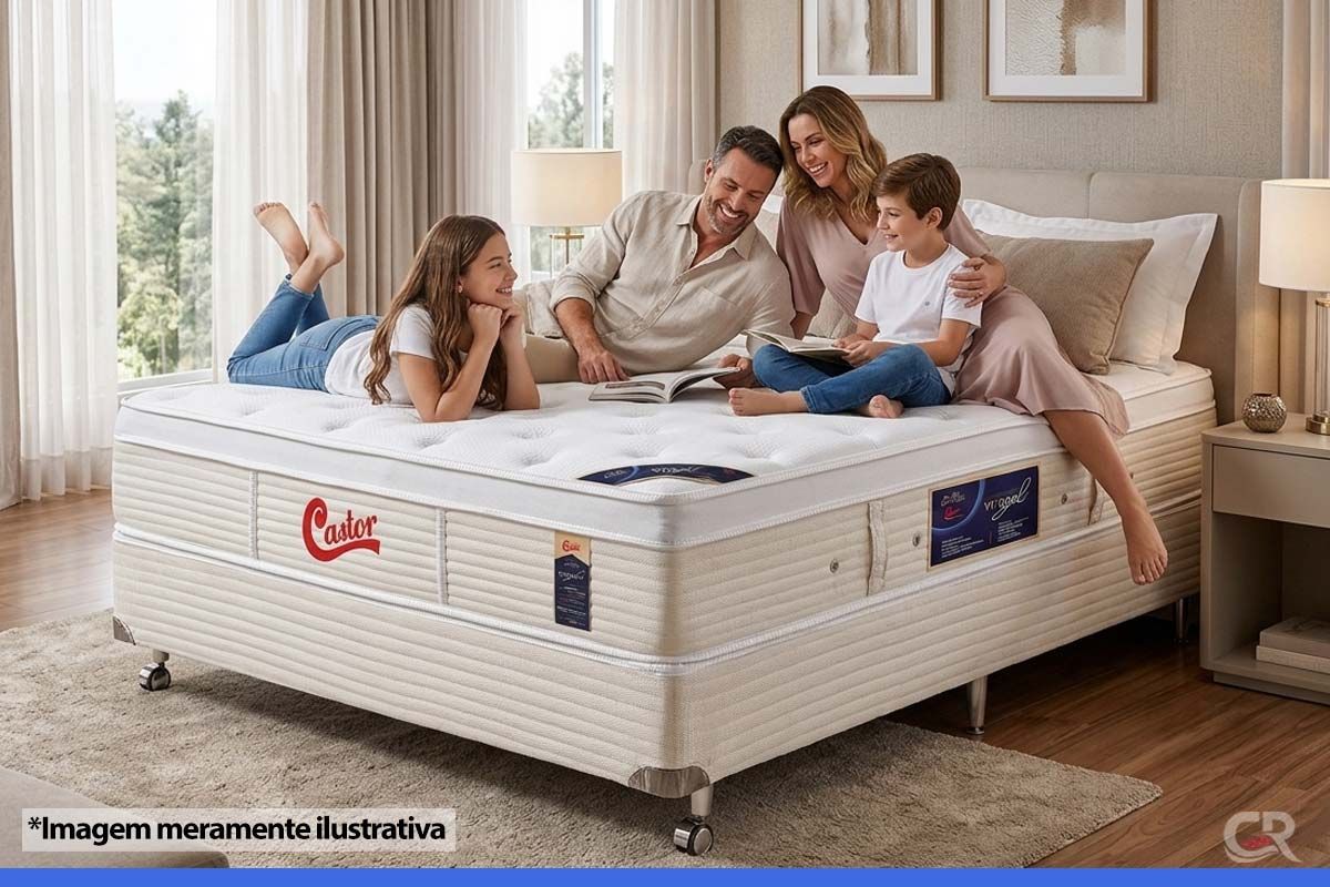 Colchão Molas Ensacadas Castor G Star Vitagel Colchão Molas Ensacadas Castor G Star Vitagel