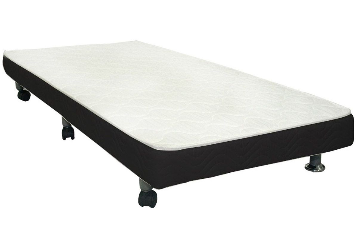 Cama Auxiliar D28 Ortobom Bordado BlackSolteiro - 79x171x11