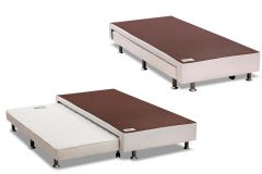 Cama Box c/Auxiliar Ortobom Corano White