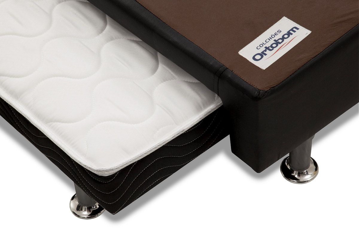 Cama Box c/Auxiliar Ortobom Corano Black