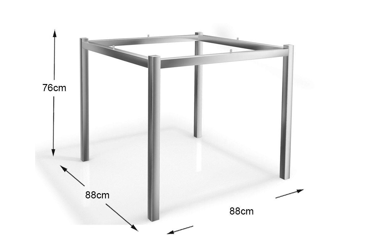 Base Mesa de Jantar Reno M002 Aço s/Tampo Kappesberg