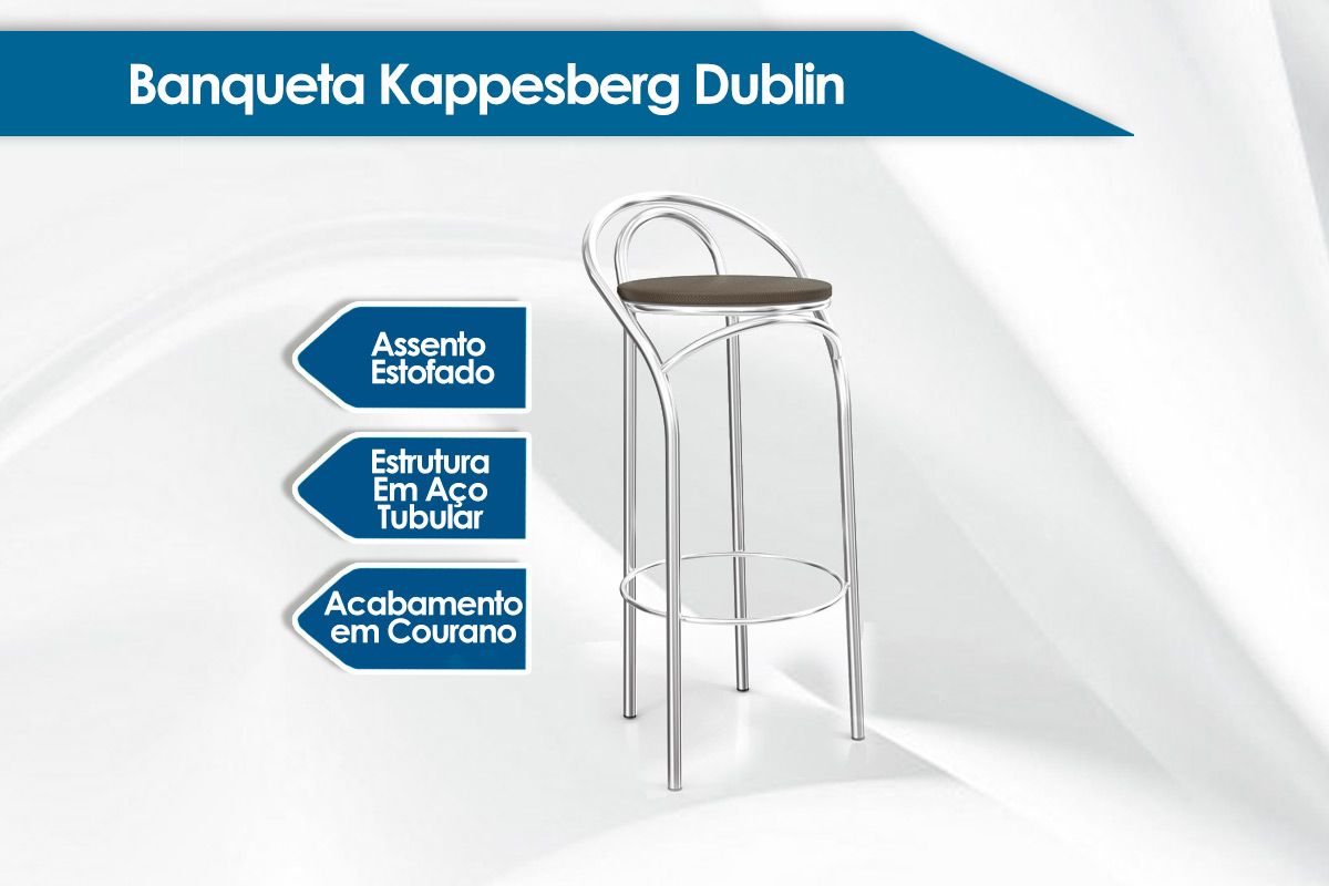 Banqueta Sala de Jantar Dublin 1B706CR 1 Un Kappesberg Banqueta Sala de Jantar Dublin 1B706CR 1 Un Kappesberg