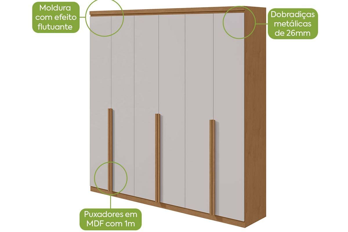 Guarda Roupa Casal 6 Portas e 4 Gavetas Alonzo New Lopas Guarda Roupa Casal 6 Portas e 4 Gavetas Alonzo New Lopas
