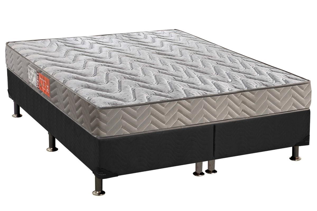 Cama Box CRC +Colchão Espuma D45 Pasquale Paropas