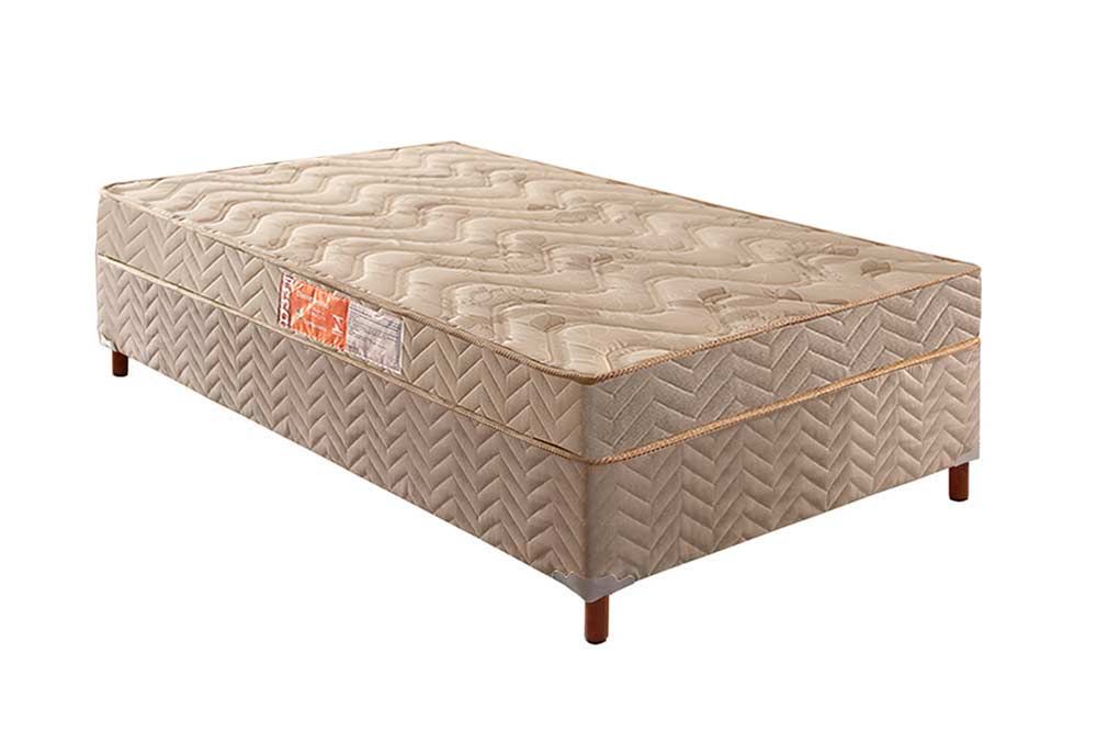 Cama Box CRC +Colchão Espuma D33 Pasquale Paropas