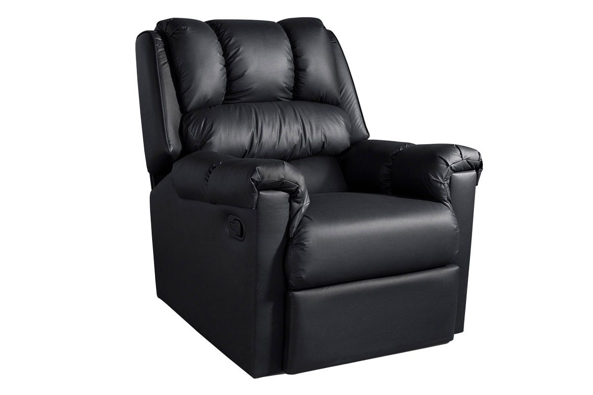 Poltrona Reclinável p/ Sala Vermont Classic Zero Wall Giro e Balanço ProbelCorano Preto