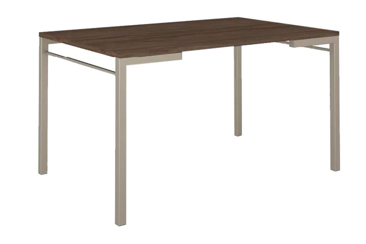 Mesa Jantar 1526 Aço c/Tampo Madeirado 136cm Carraro Mesa Jantar 1526 Aço c/Tampo Madeirado 136cm Carraro