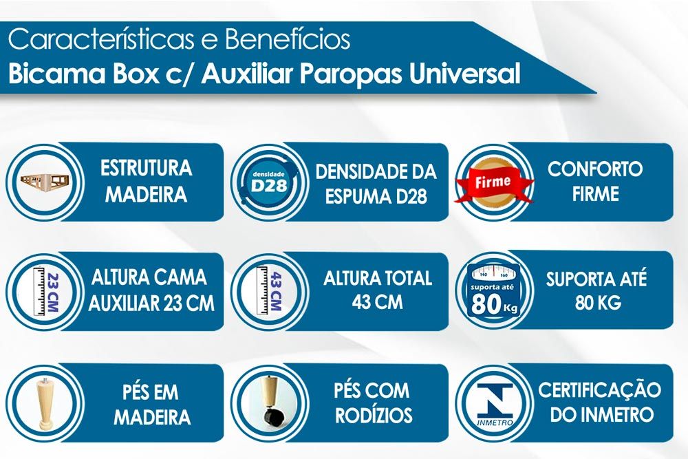Cama Box c/Auxiliar Paropas Sommier Black Cama Box c/Auxiliar Paropas Sommier Black