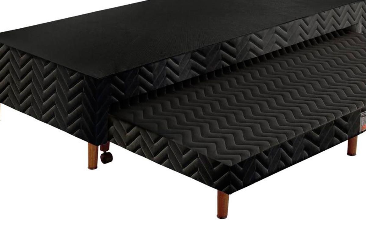 Cama Box c/Auxiliar Paropas Sommier Black Cama Box c/Auxiliar Paropas Sommier Black