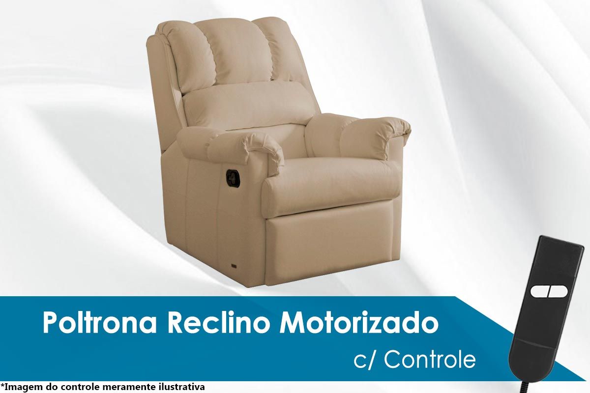 Poltrona Reclinável p/ Sala Motorizada Vermont Classic Zero Wall Probel Poltrona Reclinável p/ Sala Motorizada Vermont Classic Zero Wall Probel