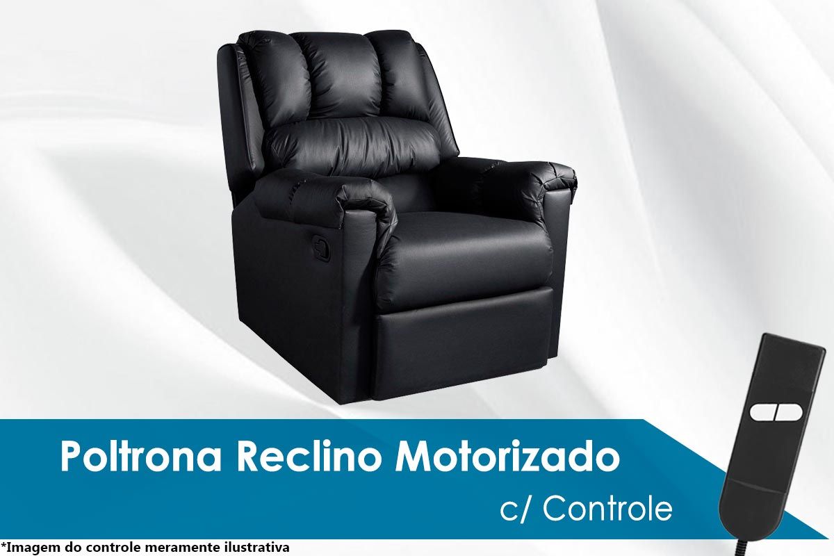 Poltrona Reclinável p/ Sala Motorizada Vermont Classic Zero Wall Probel Poltrona Reclinável p/ Sala Motorizada Vermont Classic Zero Wall Probel