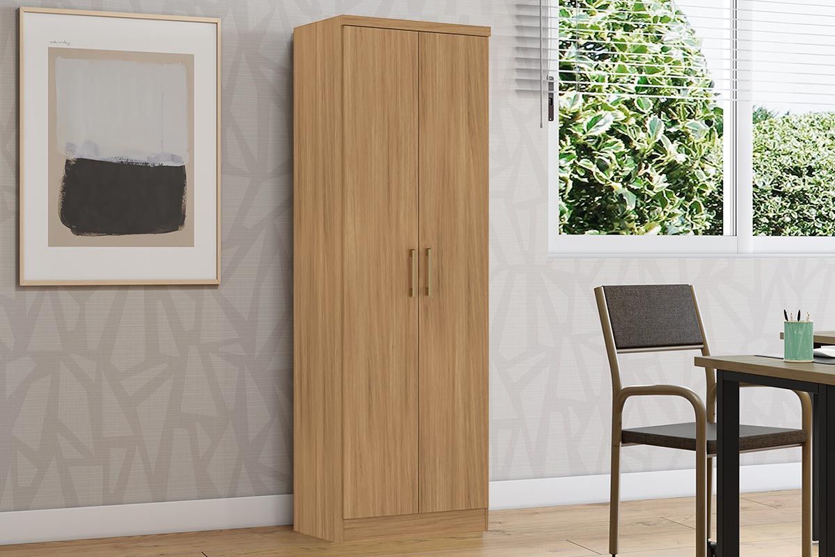 Armário Multiuso Lavanderia 424 c/2 Portas CarraroCedro