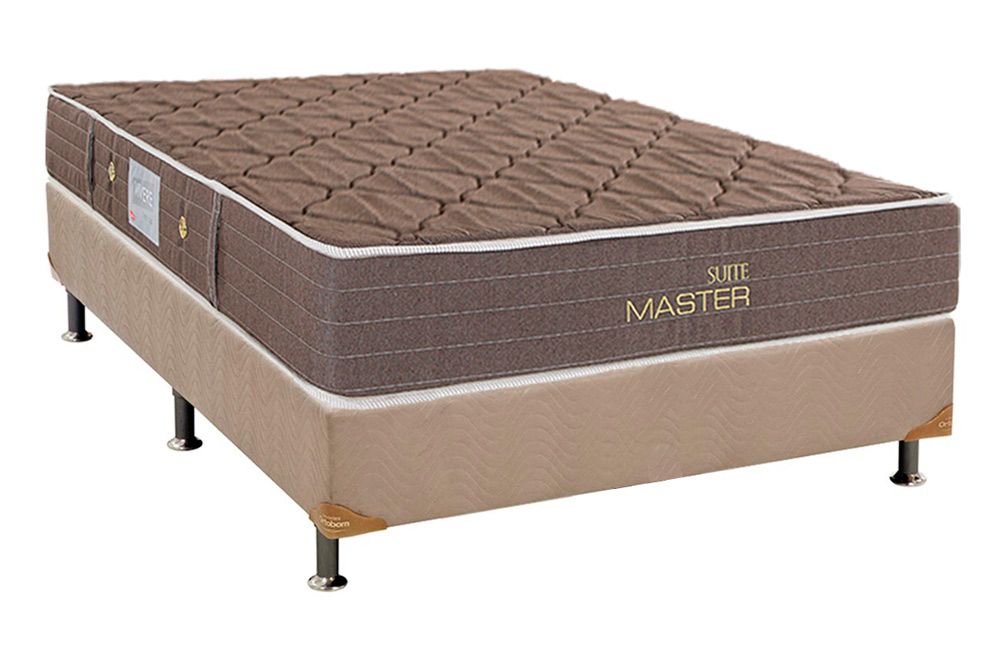 Cama Box CRC +Colchão Molas Suite Master Herval