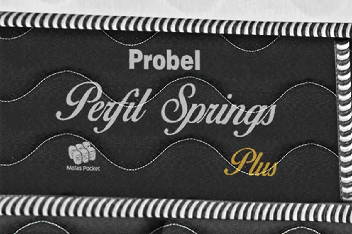 Cama Box CRC +Colchão Molas Springs Plus Probel